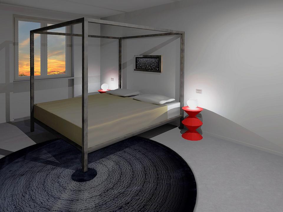 Letto baldacchino Mod. Valentina