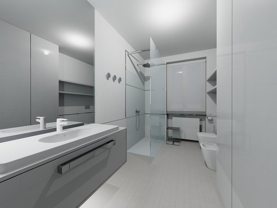 Progetto bagno minimale